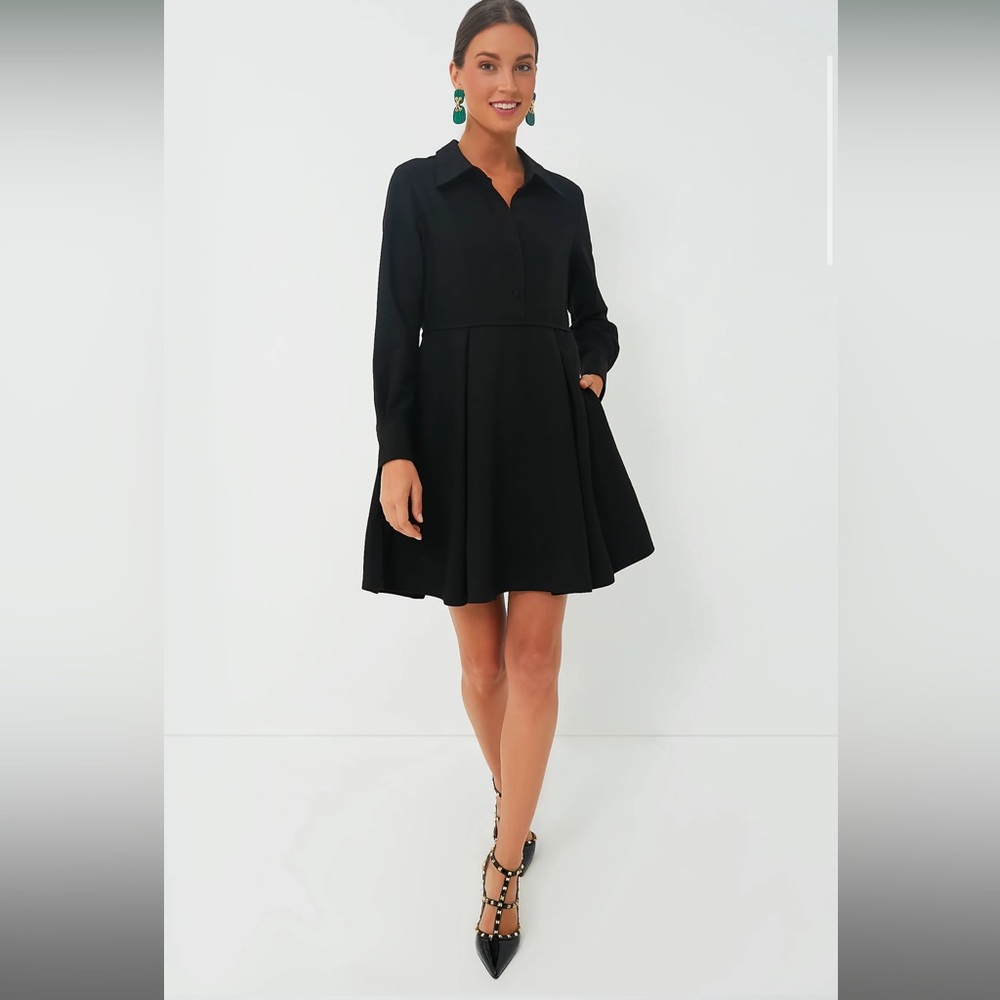 NWT Tuckernuck Pomander Place Annalise Long Sleeve Pleated Mini Dress XXXL